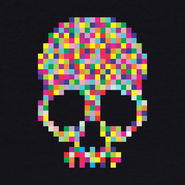 Colorful Skull by fernandaffp